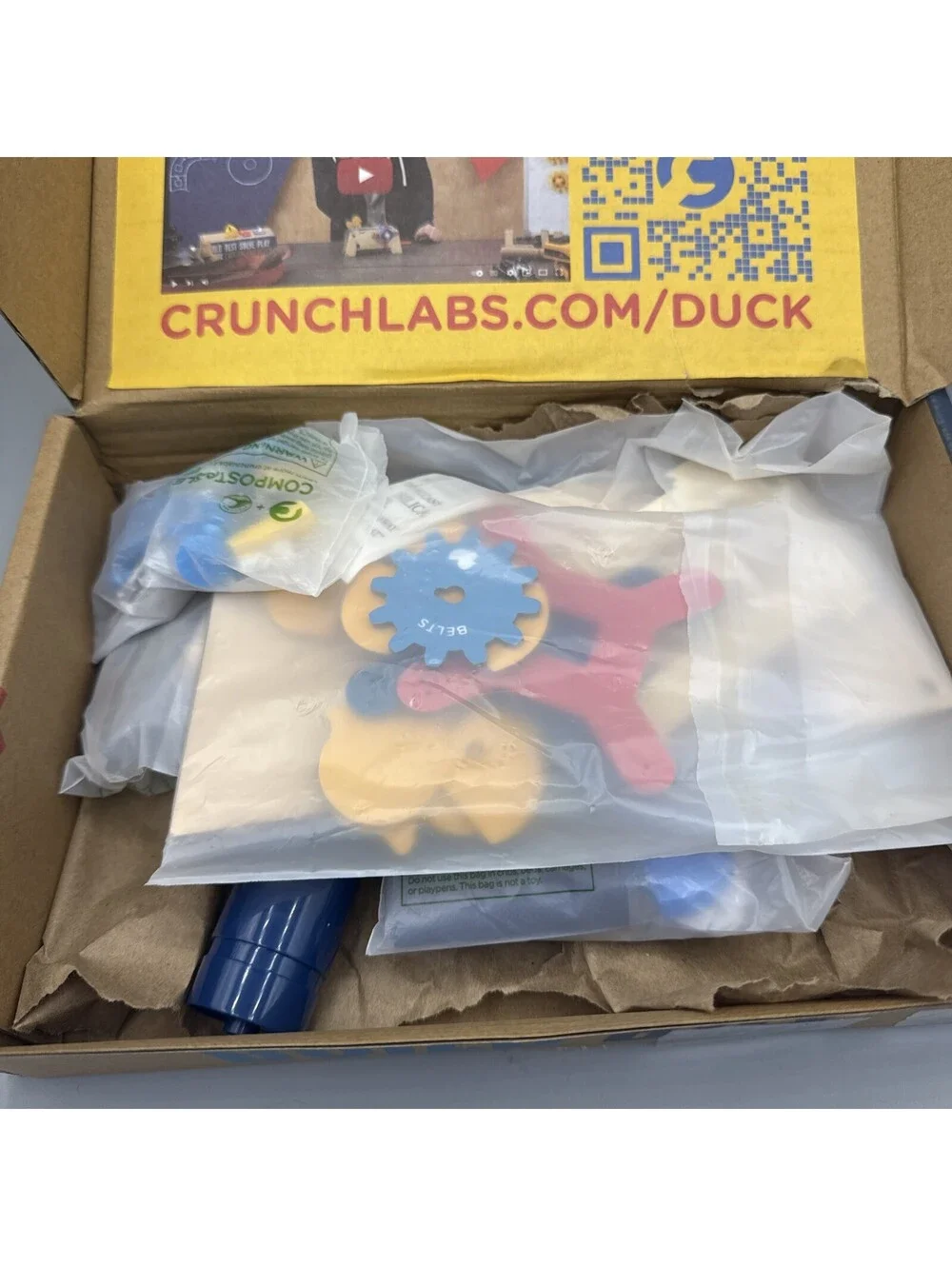 Crunch Labs Build Box by Mark Rober Year 1: Duck Game Unbuilt Open Box